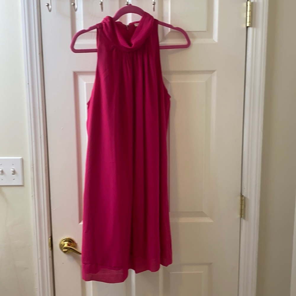 Hot pink dress